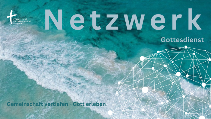 Netzwerk-Gott sdienst an der Küste