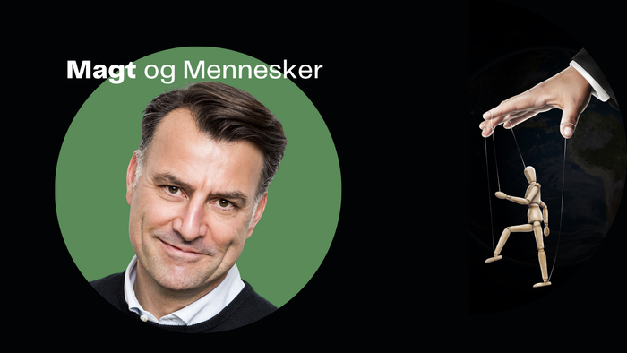 Magt og Mennesker med Portræt og Marionet