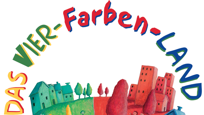 Das Bild zeigt verschiedene Landschaften und Aktivitäten im ländlichen Leben.