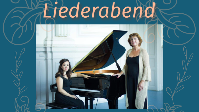 Konzertankündigung mit Eva Barta am Klavier und Maren Werner als Sopran am 12. November 2023 in der Auferstehungskirche Lurup