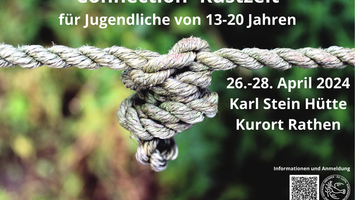 Veranstaltung für Jugendliche mit Knoten und Informationen