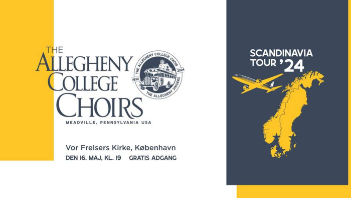 Allegheny College Vores Kor, koncert i København, 16. maj 2019