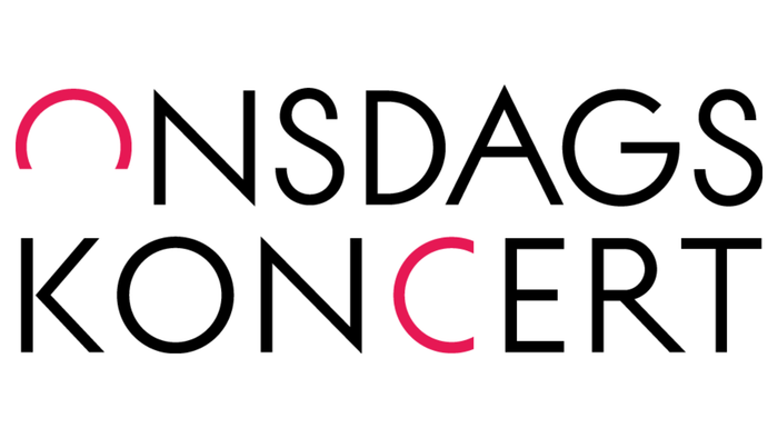 Onsdagskoncert logo med stiliseret 'o' og 'c'.
