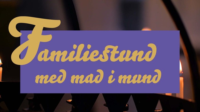 Familiestund med mad i mund