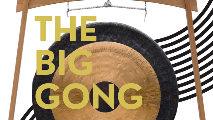 Konzertankündigung für "The Big Gong" am 29. September um 15 Uhr
