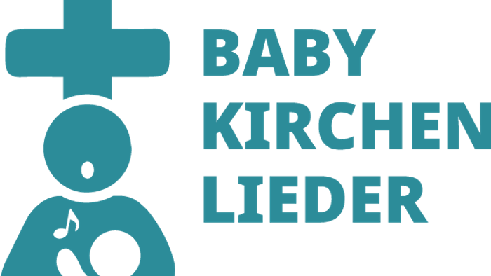 Babypflege mit medizinischem Symbol und Musiknote