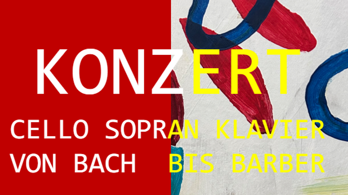Konzert mit Cello und Sopran, Werke von Bach und Bach, am 29.06.24 um 18 Uhr in Überlingen, mit Moritz Geiger, Victoria Geiger und Rita Klose