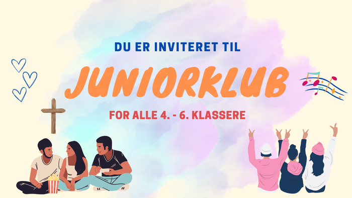 Invitation to junior club for children aged 4-6 years