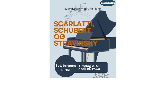 Klaverkoncert med Lotte Fløgstad med Scarlatti, Schubert og Strauß