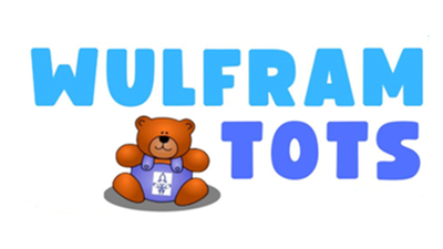 A teddy bear wearing a blue shirt with the text "Wulfrum Tots" above it.