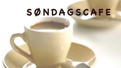 En kaffe i en tæppekop i Sønndagscafé