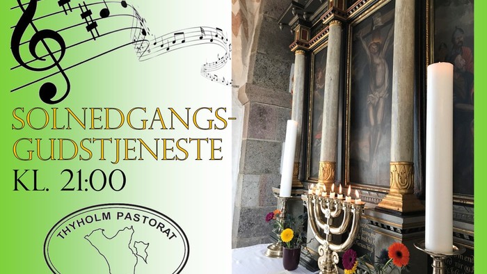 Solnedgangsgudstjeneste kl. 21:00 i Irholm Kirke