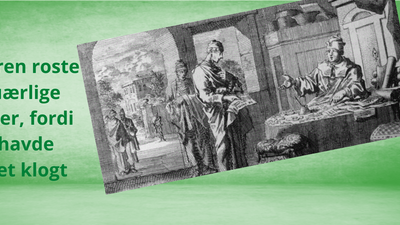 Lignelsen om den uærlige godsforvalter. Radering af Jan Luyken. Kilde: Wikimedia Commons.
