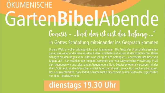 Ökumenische GartenBibelAbende bieten Gemeinschaft und Spiritualität im Freien