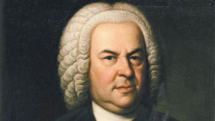 Hergliche Einladung zur Bach-Kantate zum Mitsingen mit Porträt Bach