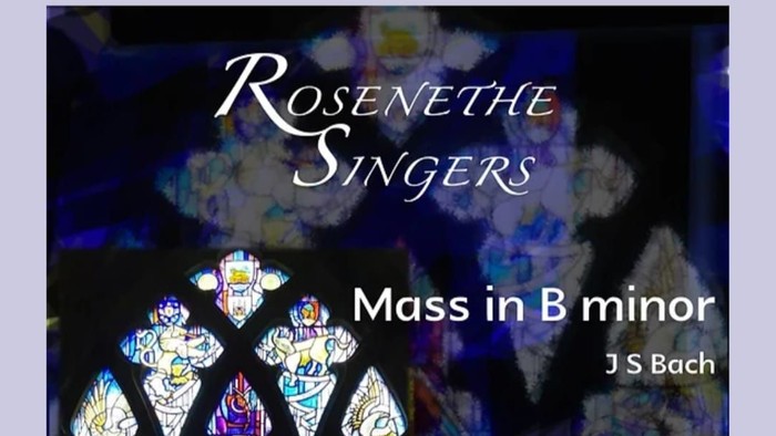Poster for a choir performance of Bach's Mass in B minor
