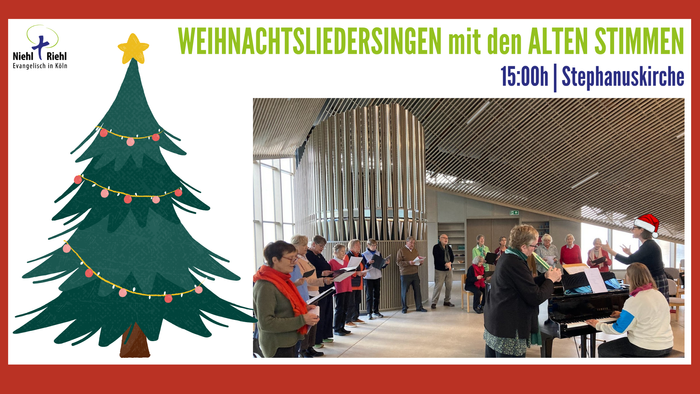 Weihnachtslieder singen mit den Alten Stimmen, 15:00 Uhr, Stephanskirche