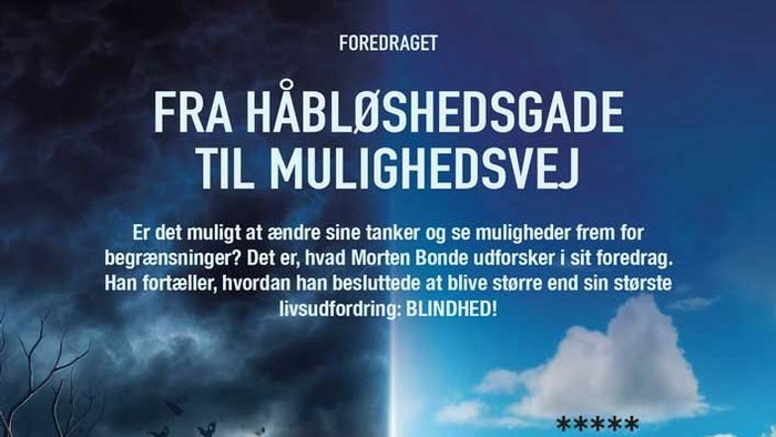 Bogcover med person på vej og overskrift "FRA HÅBLØSHEDSGADE TIL MULIGHEDSVEJ"