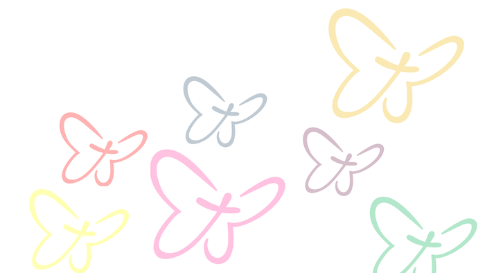 Schmetterlinge in bunten Farben