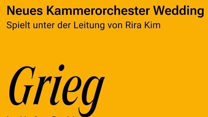 Konzertflyer Neues Kammerorchester Wedding