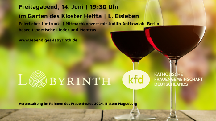 Geburtstag der Labyrinth der kfd mit Wein und Feierlicher Umtrunk