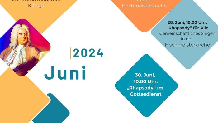 Das Bild zeigt ein Programm für Juni 2024 mit verschiedenen Veranstaltungen in Berlin, darunter Konzerte, Führungen und Workshops.