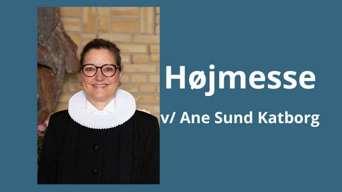 Kvinde med hvid krage og briller, Højmesse i Ane Sund Katborg