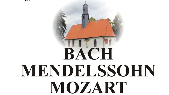 Kirchenführung, Festkonzert mit Bach, Mendelssohn, Mozart, Chor und Orchester, Leitung Wolfgang Eger