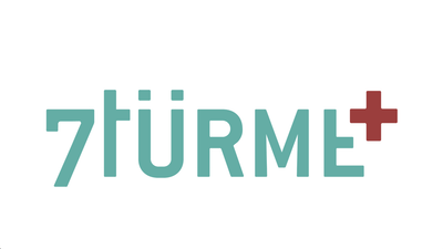 Das Bild zeigt das Logo von 7türme+.