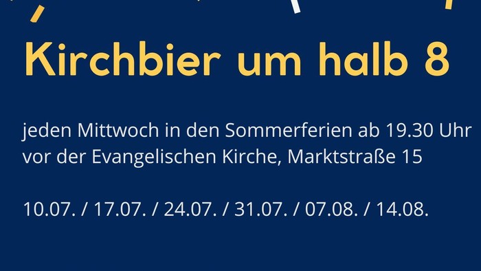 Kirchbier-Fest mit Terminen und Getränkeangebot