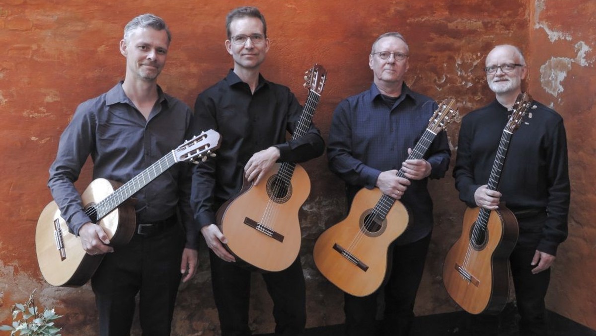 Corona Guitar Kvartet i Hjørring Sognegård