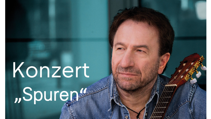 Poster für ein Konzert von Clemens Bittlinger am 7. September 2024 in der Evangelischen Kirche Hartenrod.