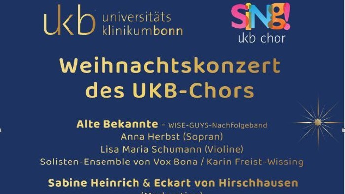 Weihnachtskonzert des UKB-Chors am 10. Dezember 2024 in Kreuzkirche Bonn