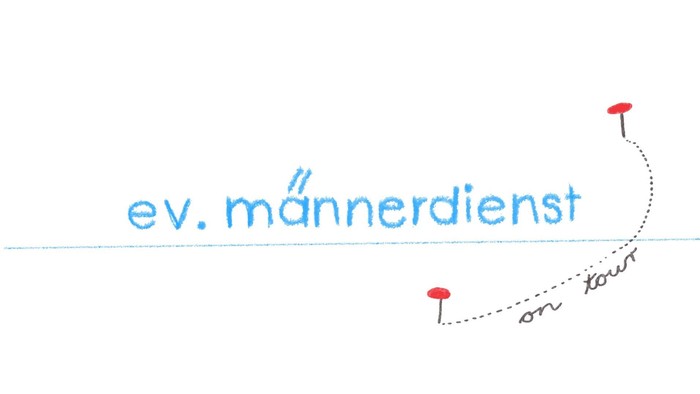 Logo: Männerdienst on tour