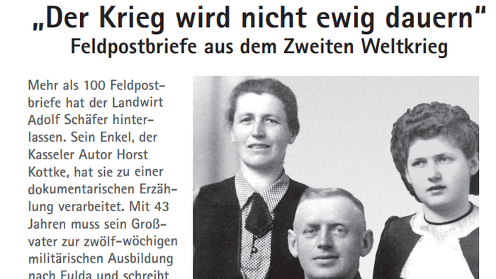 **Plakat zu einem Vortrag am 4. September 2024 über die Kriegsverbrechen von Adolf Schuler und die Reaktionen der örtlichen Gemeinschaft.**