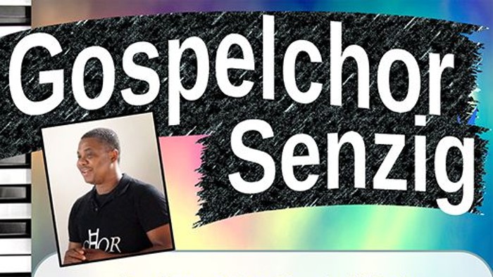 Plakat für das Herbstkonzert mit dem Gospelchor Senzig