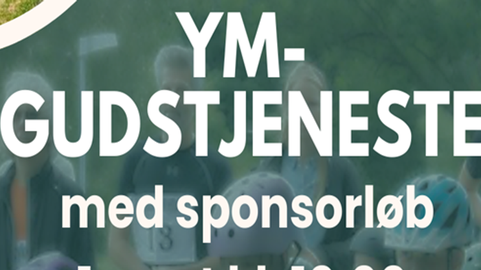 YM-Gudstjeneste med sponsorløb 1. september kl. 10:00 i Lindehøj kirke