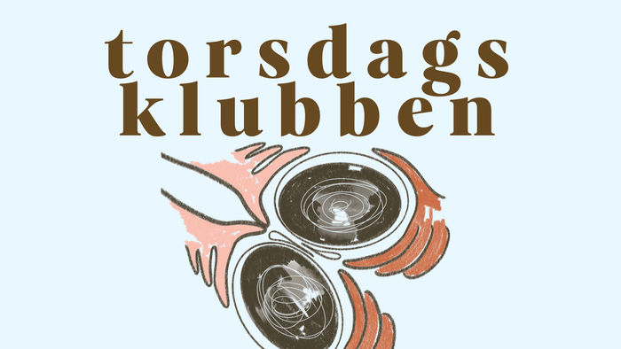 Illustret logo af to skål, der holdes sammen af en hånd, med teksten 