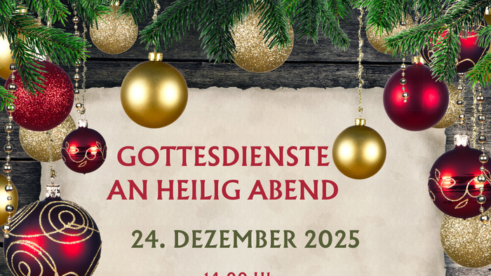 Weihnachtsveranstaltungsplakat mit Programm und Aktivitäten