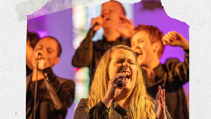 Gospelchor singt mit Leidenschaft, Leitung Martin Nußbaumer