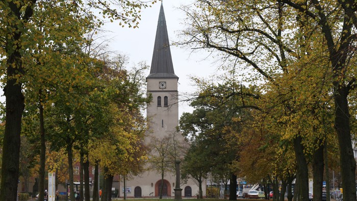 Frontansicht Dorfkirche Friedrichsfelde 