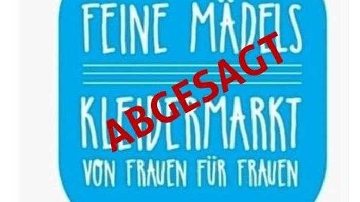 Blauer Aufkleber mit Text