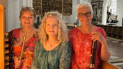 Eva Østergaard, fløjte, Signe Haugland, fagot og Randi Elisabeth Mortensen