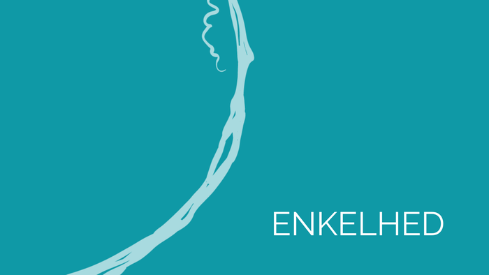 Minimalistisk logo med en stiliseret bølge og ordet