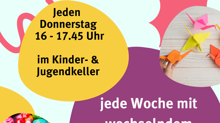 Plakat für den Kindertreff