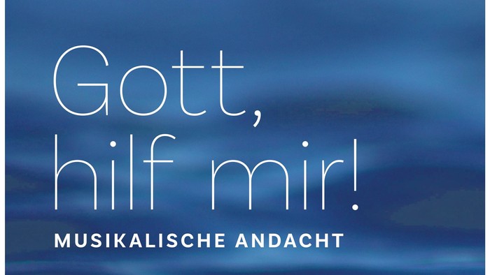 Poster für musikalische Andacht am 9. Februar 2025 um 18 Uhr in der Markuskirche, Karl-Stieler-Straße 8a, Berlin.