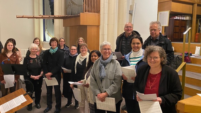 Gruppenbild von Chorissomo, einem Kirchenchor