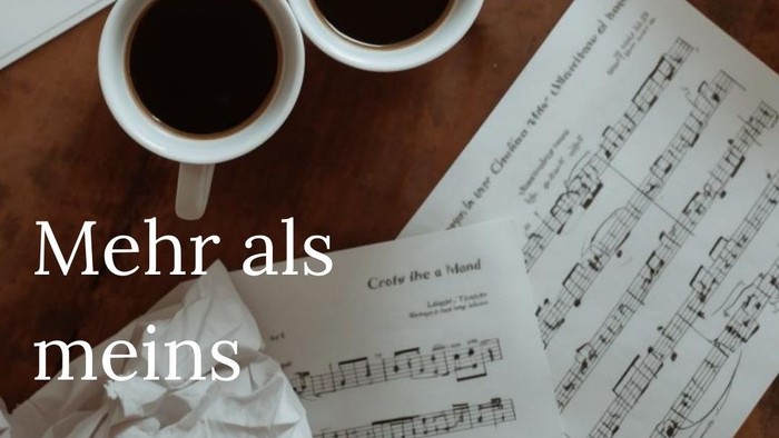 Einladung zu einem besonderen Gottesdienst am 7. Juni 2026 mit Kaffee, Musik und einer Geburtstagsfeier.