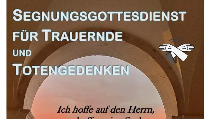 Plakat für eine religiöse Veranstaltung am **9. November 2025** in der **Klosterkirche St. Elisabeth, Kirchhain**, mit **Psalm 139,5**.