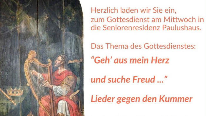 Plakat Gottesdienst im Paulushaus am 30. Juni 2025